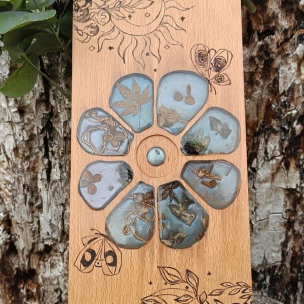 Niymaea bois planche apero fait a la main poetique 1