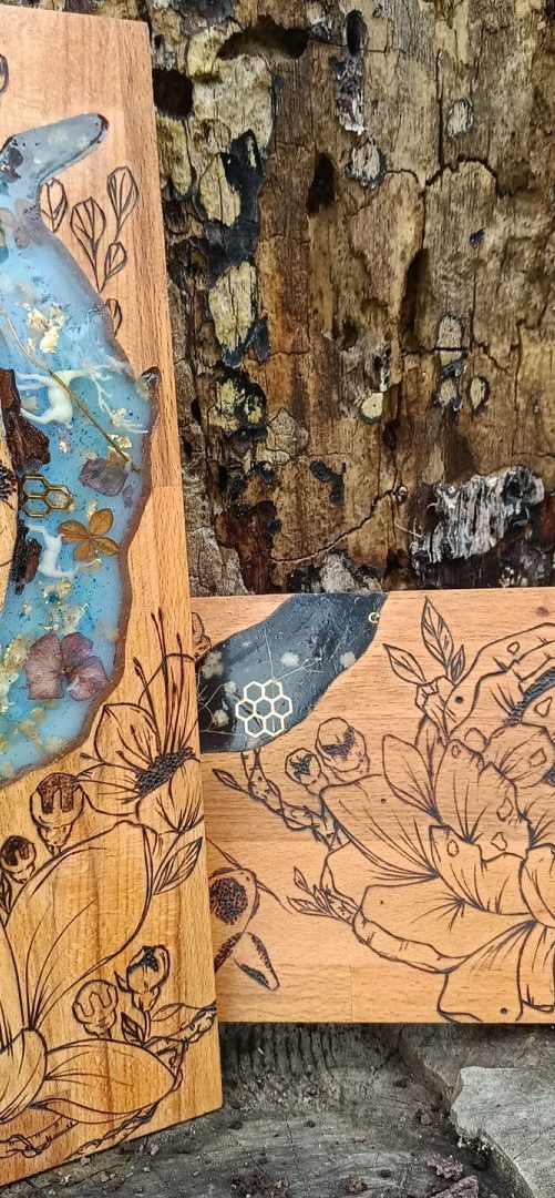 Niymaea bois planche apero poetique 2