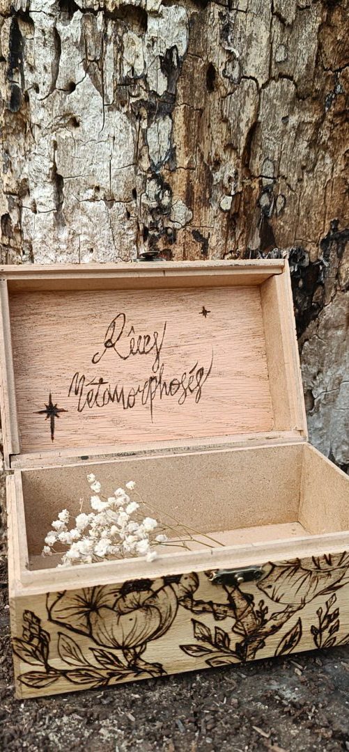 Niymaea coffret boite bois souvenir feerique