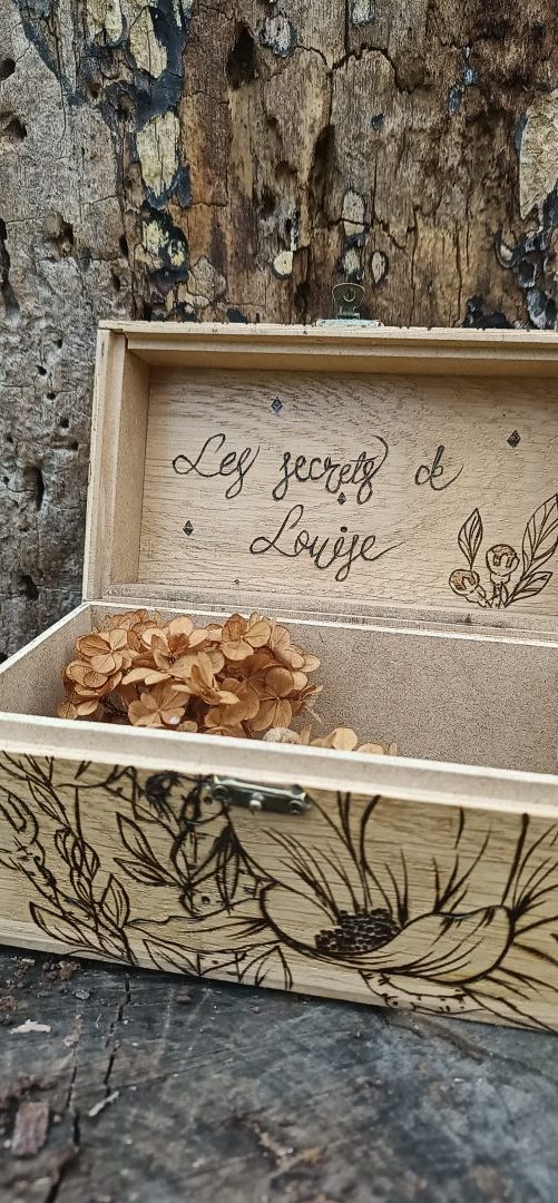 Niymaea coffret souvenir bois personnaliser