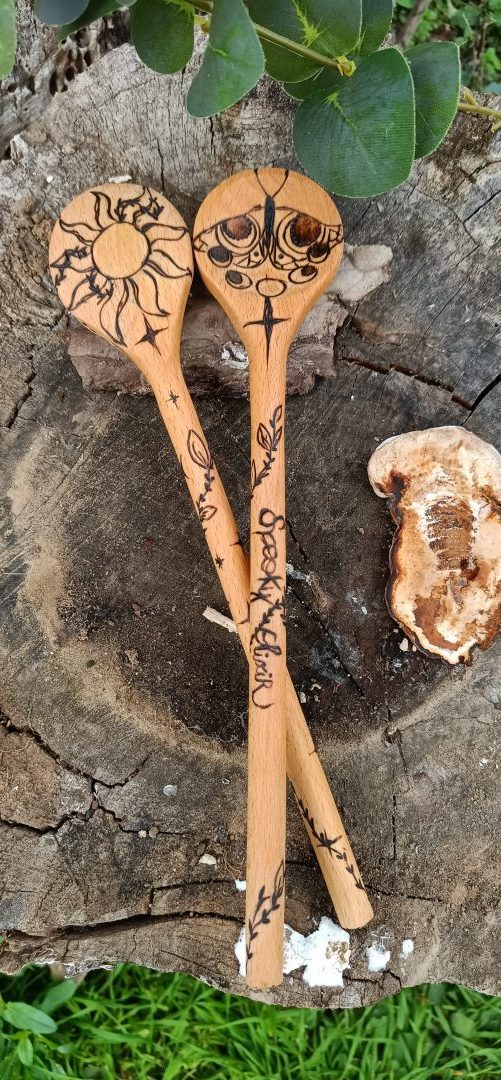 Niymaea cuillere bois enchantee personnaliser