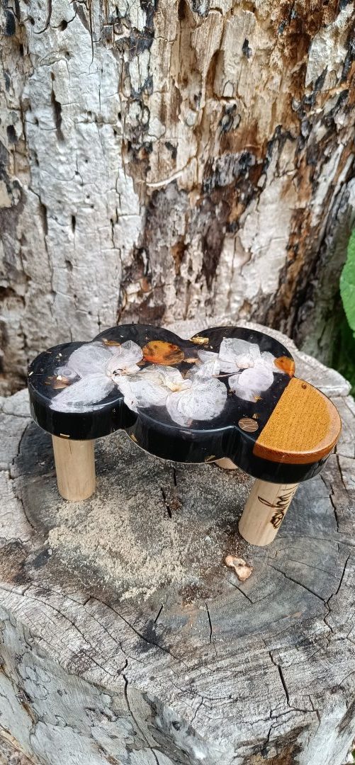 Niymaea decoration tabouret de nuit florale