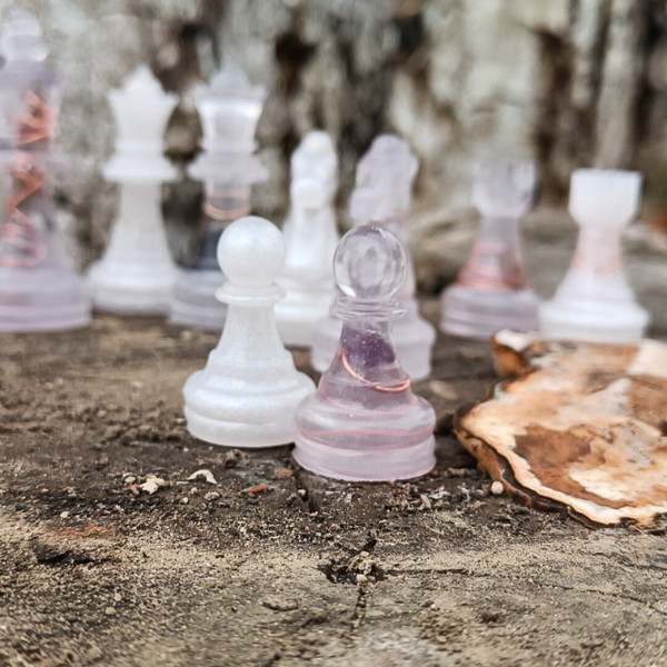 Niymaea jeu d echecs bois poetique pions