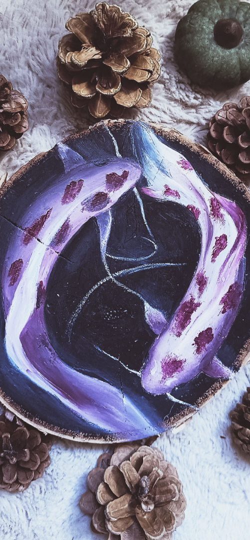 Niymaea peinture sur bois decoation mural poetique et onirique