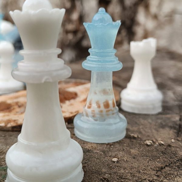 Niymaea pions jeu resine chess feerique mer 2