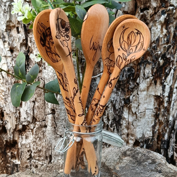Niymaea ustensile bois poetique cuillere